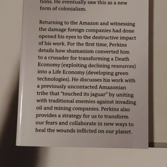 3/$13 Touching the Jaguar by John Perkins adult hardcover book 2020 - Picture 4 of 7